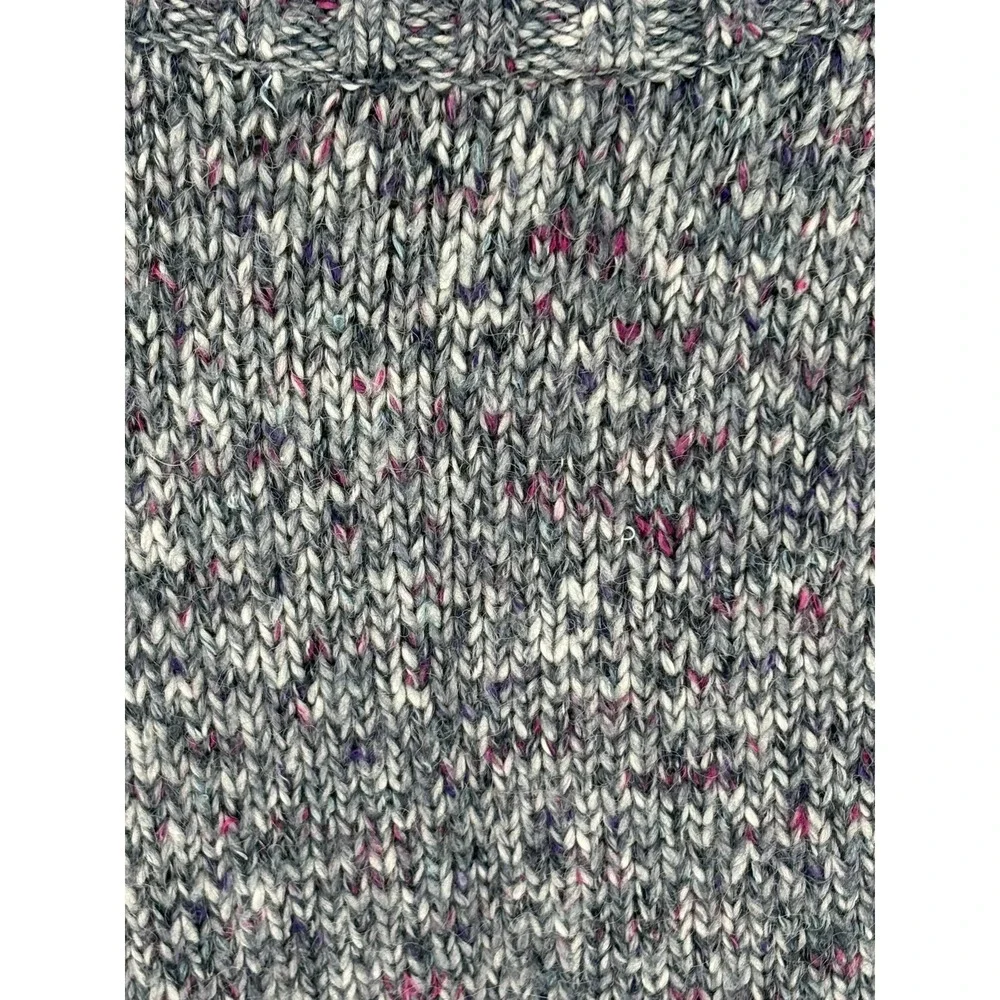 TIME AND TRU Womens XXL Blue Speckled Cable Knit Sweater‎
